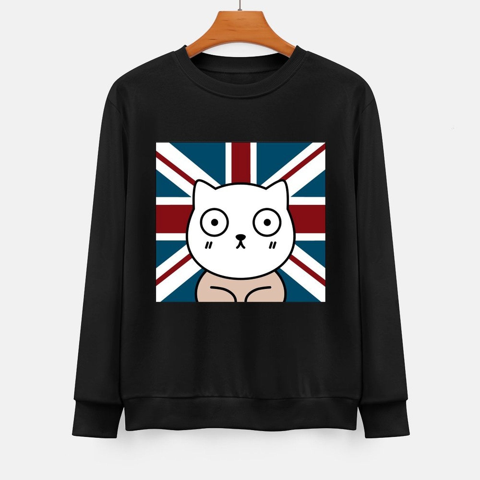 Front Patterned Long Sleeve TopEasyStyle Wrinkle-Free